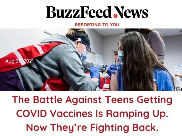 Teens for Vaccines in Buzzfeed News
