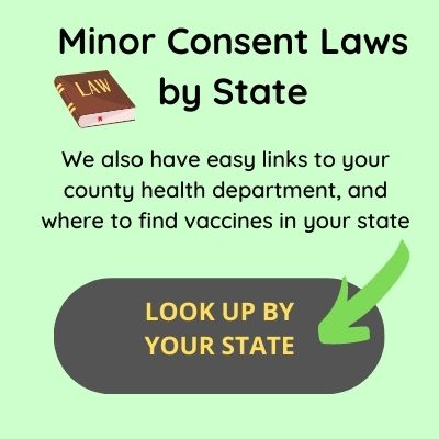 Minor consent laws by state