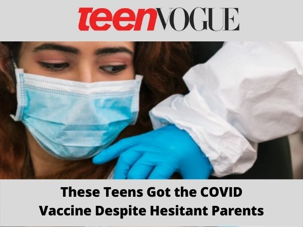 Teens for Vaccines in Teen Vogue