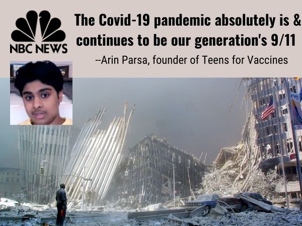 Arin Parsa on NBC on 9/11 Attacks and COVID