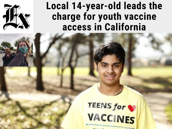 Arin Parsa Teens for Vaccines on KSBY